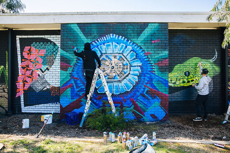 Science Meets Street Art At Co-Lab This National Science Week